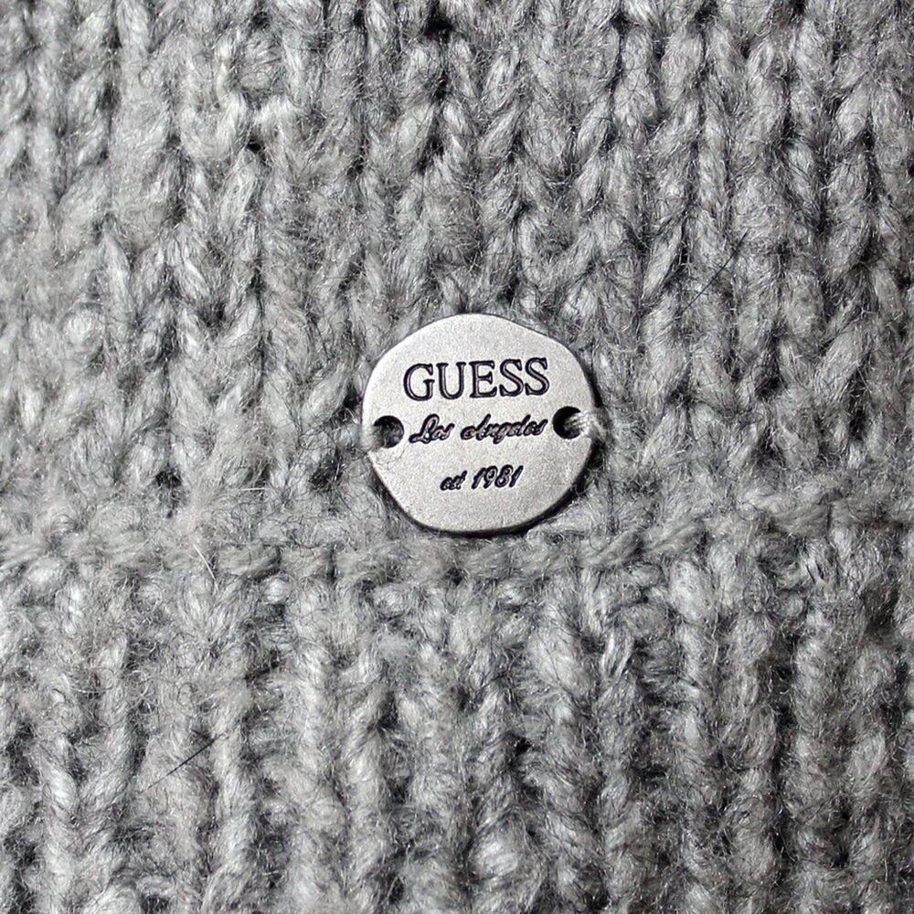 Guess Grey Knit Open Front Cardigan Size M - Picture 7 of 7